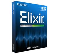 Cuerdas para guitarra eléctrica de 7 cuerdas Elixir® Strings con recubrimiento OPTIWEB®, calibre mediano (.011-.059)