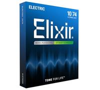 Cuerdas para guitarra eléctrica de 8 cuerdas Elixir® Strings con recubrimiento OPTIWEB®, calibre ligero (.010-.074)