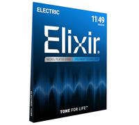 Cuerdas para guitarra eléctrica Elixir® Strings con recubrimiento POLYWEB®, calibre mediano (.011-.049)