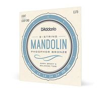 D'Addario Cuerdas para mandolina EJ73 – Bronce fosforado, 8 cuerdas, calibre 10-38