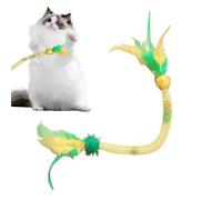 Cuerdas para masticar para gatos, para gatos, cuerda masticable con hierba gatera, cordón elástico de aroma natural con campana para parque, viajes, sala de estudio, sala de estar, dormitorio