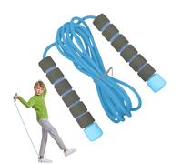 Cuerdas para niños para saltar, cuerda de saltar pesada sin nudos, cuerda rápida ligera con asas antideslizantes para ejercicios de fitness y entrenamiento