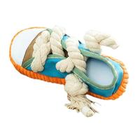 Cuerdas para Perros para masticadores agresivos, Juego de dentición en Forma de Zapato, Juguete de Cuerda chirriante para Cachorros, para Razas pequeñas, Medianas y Grandes, Masaje de encías en