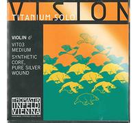 Thomastik Vision titanium solo vit-03 Alma sintética-ent. plata 99'9% 3ª-medium-violín 4/4