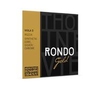 Thomastik-Infeld Cuerdas Viola Rondo Gold - Cuerda simple D mediana - Núcleo sintético - Enrollado cromado plateado - RG22A