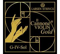 Cuerdas para violín LARSEN STRINGS Il CANNONE Gold G Soloist Gold