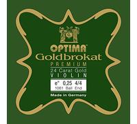 Cuerdas para violín Optima Gold Brocade Premium 24 Carat Gold 1/4 E 0.24 S x-light