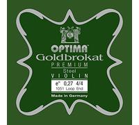 Cuerdas para violín Optima Goldbrokat Premium 4/4 Mi 0,27 S duras