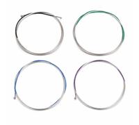 Cuerdas para violonchelo Cuerda de alambre de acero para celofán A-D-G-C para reemplazo de cello de tamaño completo 4/4-3/4 con revestimientos coloridos