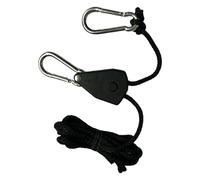 Cuerdas tensoras y cuerdas de fijación: trinquete con polea y hebilla de cuerda | Correas de fijación estables | Para trabajos de fijación al aire libre escalada senderismo camping aventura jardín