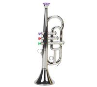 Cuerno De Instrumentos De Latón - Trompeta De Orquesta Realista De 25 Cm, Clarinete Ligero Para Estudiantes, Herramienta De Desarrollo Rítmico | Utilería Creativa Para Actuaciones De Juegos De Rol Par