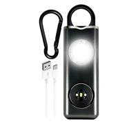 Cuerno de oso | Alarma fuerte recargable de 130 dB | Cuerno para asustar a los osos con luz estroboscópica LED | para mochileros, camping, pesca, ciclismo, senderismo, supervivencia