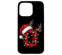 Cuerno de Reno a Cuadros O Christmas Fun Carcasa para iPhone 15 Pro MAX