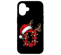 Cuerno de Reno a Cuadros O Christmas Fun Carcasa para iPhone 16