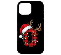 Cuerno de Reno a Cuadros O Christmas Fun Carcasa para iPhone 16 Pro MAX