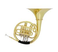 Cuerno Francés F/BB Split Doble 4 Teclas Chapado En Oro Cuerno Francés Profesional Latón Instrumento Musical Profesión Cuerno Francés