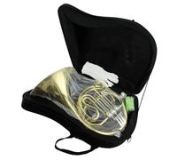 Cuerno Francés para Principiantes Cuerpo De Latón Lacado En Oro Tubo De Afinación De Cuproníquel Tecla F Trompa Integrada Con Accesorios