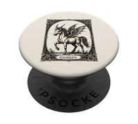 Cuernos, alas y susurros Gamigin Rises PopSockets PopGrip Adhesivo