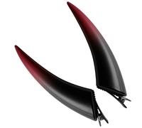 Cuernos de diablo con clip | Accesorios para disfraz de cosplay de Halloween, tocado de vampiro, pinzas para el pelo de Halloween, divertidos cuernos de diablo para mujeres, hombres,