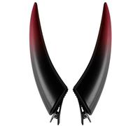 Cuernos de diablo góticos, Cuernos de frente de fantasma,Accesorios para sombreros de disfraces de Halloween - Pinzas para el pelo del diablo, horquilla con cuernos para un look de fiesta aterrador, c