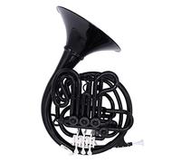 Cuernos El cuerno francés dividido de doble fila de plástico en B plano es adecuado para principiantes para probar el nivel de instrumento de viento de rendimiento profesional