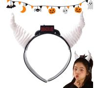 Cuernos Headband - Led Devil Horns Halloween, Sparkly Devil Ears diadema para | Halloween Cosplay Prop Hairband para mujeres Niños, Mujeres, Hombres - Cosplay, Accesorio de