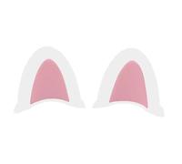 Cuernos para cascos 2 piezas de accesorios decoración universales for casco motocicleta, cuernos diablo, deportiva, orejas gato for exteriores(F)