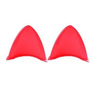 Cuernos para cascos 2 piezas de accesorios decoración universales for casco motocicleta, cuernos diablo, deportiva, orejas gato for exteriores(B)