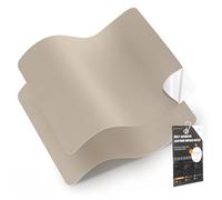 Cuero adhesivo para tapizar, Parche de Reparación Autoadhesivo 30 x 21 cm-2 piezas, Polipiel adhesiva para tapizar de Automóviles, Sofás, Asientos de Barcos, Sofás para Sillas(Gris marfil)