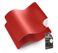 Cuero adhesivo para tapizar, Parche de Reparación Autoadhesivo 30 x 21 cm-2 piezas, Polipiel adhesiva para tapizar de Automóviles, Sofás, Asientos de Barcos, Sofás para Sillas(Rojo)