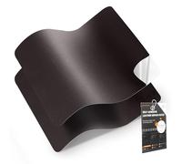 Cuero adhesivo para tapizar, Parche de Reparación Autoadhesivo 30 x 21 cm-2 piezas, Polipiel adhesiva para tapizar de Automóviles, Sofás, Asientos de Barcos, Sofás para Sillas(Café)