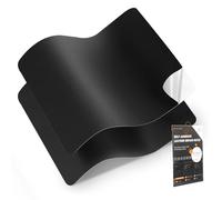 Cuero adhesivo para tapizar, Parche de Reparación Autoadhesivo 30 x 21 cm-2 piezas, Polipiel adhesiva para tapizar de Automóviles, Sofás, Asientos de Barcos, Sofás para Sillas(Negro)