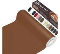 Cuero Adhesivo Parches, 20 x 100cm Reparación De Cuero Parches, Parche de Reparación Autoadhesivo para Tapizar para Sofá, Asientos de Automóviles, Muebles, Cabecera.(Marrón Claro)