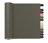 Cuero Adhesivo Parches, 60 x 120cm Reparación De Cuero Parches, Parche de Reparación Autoadhesivo para Tapizar para Sofá, Asientos de Automóviles, Muebles, Cabecera.(Gris)