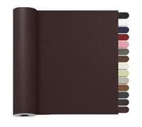 Cuero Adhesivo Parches, 60 x 120cm Reparación De Cuero Parches, Parche de Reparación Autoadhesivo para Tapizar para Sofá, Asientos de Automóviles, Muebles, Cabecera.(Marrón Oscuro)