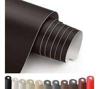Cuero Adhesivo Parches Café Negro, 30 x 100cm Reparación De Cuero Parches, Parche de Reparación Autoadhesivo para Tapizar para Sofá, Asientos de Automóviles, Muebles, Cabecera.