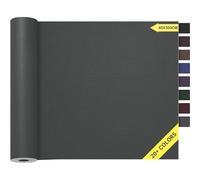 Cuero Adhesivo Parches para Tapizar Gris Oscuro, 40 x 300cm Kit de Reparación De Cuero Parches, Parche de Reparación Autoadhesivo para Sofá, Asientos de Automóviles, Muebles, Cabecera.