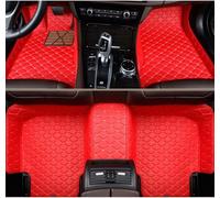 Cuero Alfombrillas Coche para Lamborghini Urus 2018 2019 2020 2021 2022 2023 2024, Juego Completo Protección Moqueta Interior Impermeable Automovil Alfombras,Red