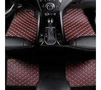 Cuero Alfombrillas Coche para Mitsubishi Mirage 2012-2019 2020 2021 2022 2023 2024 2025(LHD), Juego Completo Protección Moqueta Antideslizante Impermeable Automovil Alfombras,E-Brown