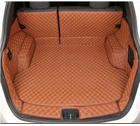 Cuero Alfombrillas Maletero Estera De Maletero Coche Personalizada para Land para Rover Range Evoque 2008-2023 Accesorio Personalizado Fácil Limpiar(Marrón)