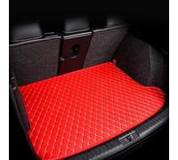 Cuero Alfombrillas Maletero Esteras para Maletero De Coche, Alfombrilla Impermeable para Asiento para Arona KJ7 2018~2022, Accesorios para Interior Alfombra protección Maletero(Red SIGIE)