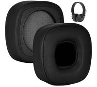 Cuero Almohadillas de Repuesto para Auriculares Marshall Major IV ANC, Casco Sobre Orejas Inalámbricos/Alámbricos, Espuma Anti-Ruido Compatible con Headset Marshall Major 4, Negro