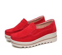 Cuero Artificial de Mujeres Casual cómoda cómoda Suave foldia Retro Comodidad de Comodidad de Moda Zapatos en Bote de Moda clásica para Correr Trabajo de Viajes Club Nocturno Club de Boda