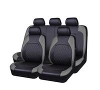 Cuero Coche Juegos de Cubreasientos Fundas para Asiento para Renault Laguna III Hatchback 2007-2015, Impermeable Cómodo Urable Respirable Interior,A/Gray