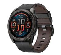 Cuero Correa para Garmin Fenix 7X, 26mm Pulsera Cuero Correa para Feinx 8 51mm/FEnix 7X Pro/7X Pro Solar/7X/6X/6X Pro/5X/5X Plus/3/3 HR/Tactix 7/7 Pro/Epix Pro 51mm/Enduro 3