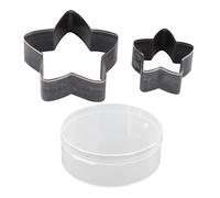 Cuero cortante de corte forma estrella herramienta de cortador de punteras de aleación premium molde de acero para la artesanía de acero para la fabricación de cuero de bricolaje