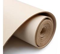 cuero de vaca, Tiras de piel vacuno curtida vegetal ante 1,0 a 4,5 mm grosor, color marrón amarillento, varios tamaños(Size 30x42cm,Thick 1.5mm)