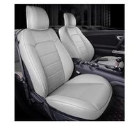 Cuero Funda Asiento Coche Fundas De Asiento Personalizadas Juego Completo Duradero Para Ford Para Mustang 2015 2016 2017 2018 2019 2020 2021 2022 Fundas Protección cojín(BLANCO)