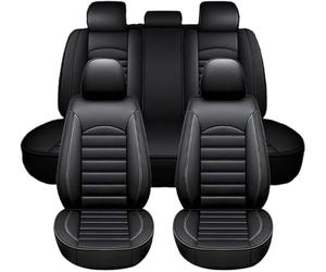 Cuero Funda Asiento Coche,para Hyundai Santa Fé II SUV(2006-2012) Impermeable Completo Juegos Cubreasientos Protectores Interior Accesorios