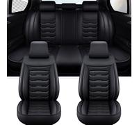 Cuero Fundas Asientos Coche para Acura TLX/TLX-L 2000 2001 2002 2003 2004 2005-2023, Universales Juego Delantero y Trasero, Impermeable, Transpirable Completo Juegos Cubreasientos Protectores